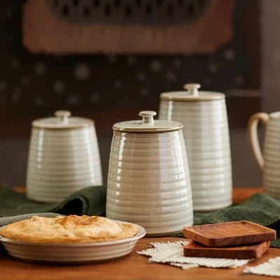 Cucina minimalista rustico forniture gres caffè in ceramica tè vaso