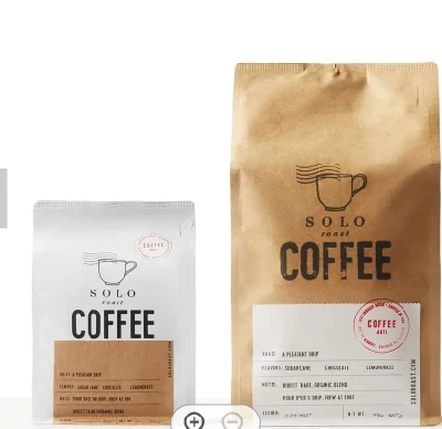 Carta per caffè Kraft biodegradabile compostabile da 250 gr con fascetta in stagno a fondo piatto Confezione a sacchetto per tè e caffè con valvola per il confezionamento del caffè