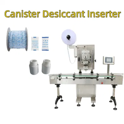 Macchina per inserimento automatico del sacchetto di essiccante