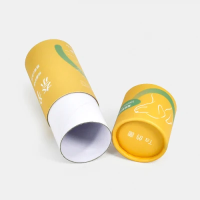 Commercio all&prime;ingrosso personalizzato Logo caffè tè fagioli imballaggio tubo di carta