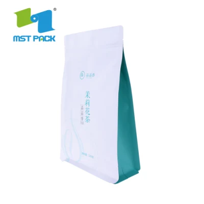 Sacchetto di plastica per caffè in carta biodegradabile DOYPACK 100% per alimenti Imballaggio del tè
