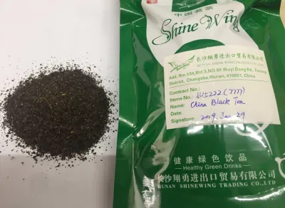 Tè nero all&prime;ingrosso alla rinfusa ctc che smazza le vagliature rotte prodotti organici