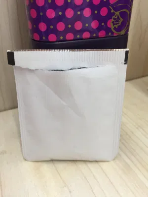 Bustina di tè organica dell&prime;OEM del Drawstring diritto vuoto del sacchetto