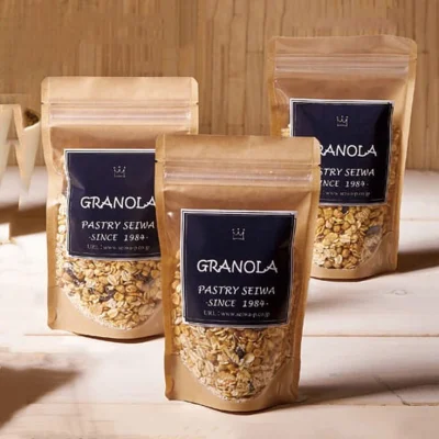 Sacchetto a fondo piatto confezionamento valvola compostabile con chiusura a zip caffè tè Imballaggio