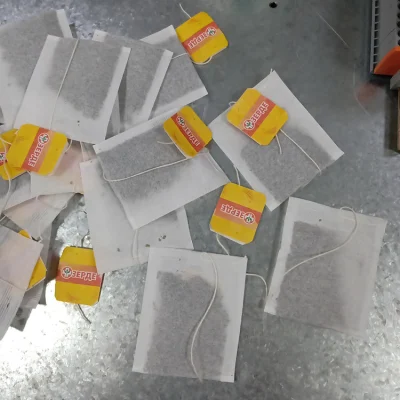 Carta da filtro sigillata a caldo per alimenti quantitativa 22GSM personalizzata per Borsa da tè