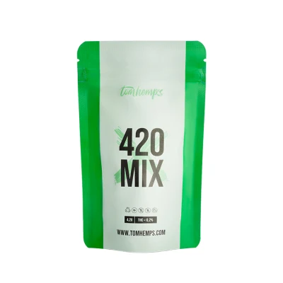 Carta alimentare compostabile Craft Kraft bianco marrone Stand up Weed Borsa da tè con zip e stampa personalizzata sigillata a caldo Custodia
