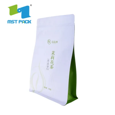 Sacchetto di plastica per caffè in carta biodegradabile DOYPACK 100% per alimenti Imballaggio del tè