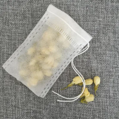 6*8cm di tessuto non tessuto di grado alimentare sacco da tè vuoto per Tè sciolto