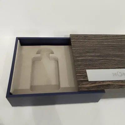 Confezione regalo in MDF con logo personalizzato per la stampa di Natale Confezione da candela, tè, cosmetici, vapore magnetico pieghevole