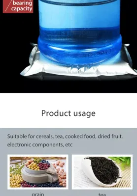 Pellicola in alluminio sigillabile su tre lati per il riscaldamento a vuoto Silver Food Grade Sacchetto con apertura superiore in lamina di Mylar buste per imballaggio a prova di odore sfusa Sacchetti per vuoto