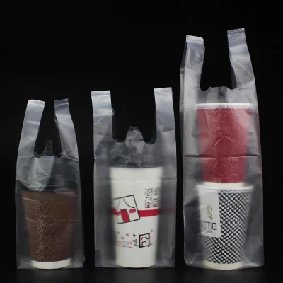 Sacchetto di tè del latte degradabile bevanda di caffè takeaway plastica di grado alimentare Borse