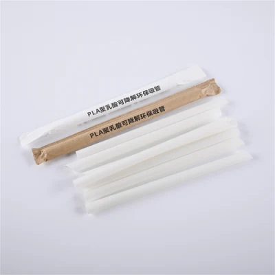 S Juice Eco-friendly Plas Straw biodegradabile confezionato singolarmente