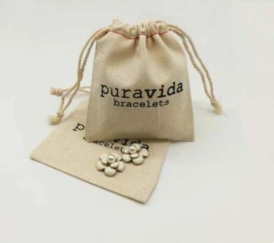 Astuccio per riporre coffee Beans in cotone Custodia in cotone all&prime;ingrosso Bustine con lacci stampati con logo sacco per alimenti sacchetti per regali di Natale