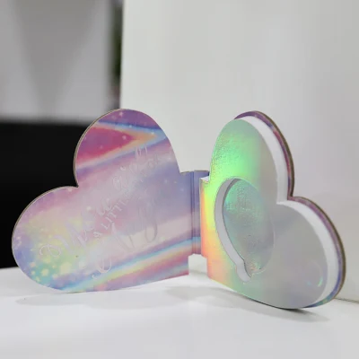 Produttore Design forma del cuore singolo Pan vuoto tavolozza di ombretto magnetico Imballaggio