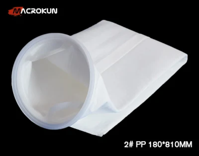 Sacchetto filtrante per liquidi in PP/PE/NMO con filtro a rete/a micron saldato
