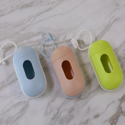 Fabbrica Commercio all&prime;ingrosso Compostable monouso PET biodegradabile cane di amido di mais Sacchetto per rifiuti
