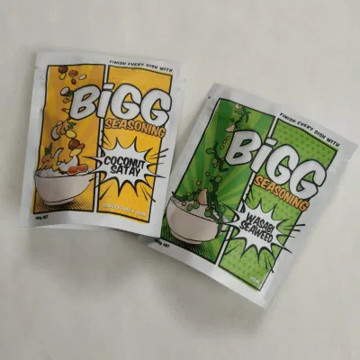  Stampa digitale termosaldabile Logo personalizzato con guarnizione Stand up Ziplock Sacchetto per confezionamento alimenti