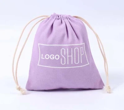 Astuccio per riporre coffee Beans in cotone Custodia in cotone all&prime;ingrosso Bustine con lacci stampati con logo sacco per alimenti sacchetti per regali di Natale