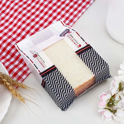 Sacchetto per alimenti PLA in carta biodegradabile Kraft per caffè Tè pane snack noci