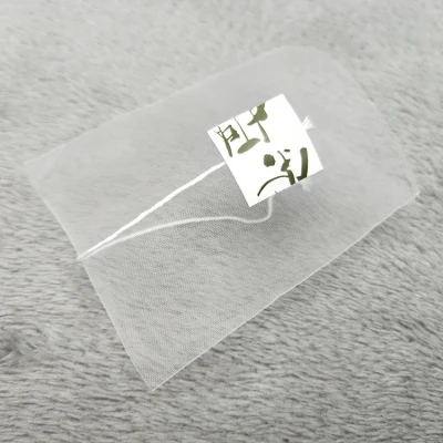 Sacchetti per tè in fibra di mais termosaldanti, filtri per tè biodegradati PLA, sacchetti con filtro a piramide triangolare, potrebbero personalizzare le etichette