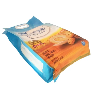 Pacchetto snack per la stampa personalizzata con fazzoletto laterale per cereali Farina di polvere