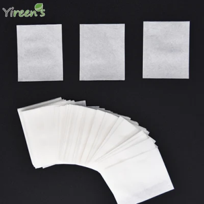 100 x 120 mm carta monouso per alimenti filtro per tè foglie di tè bagno di sale in polvere di caffè in polvere, in pasta di legno, con certificato FDA CE
