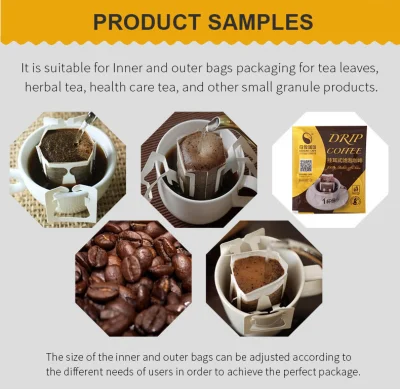 Macchina impacchettatrice per sacchetti di caffè in infusione Malaysia Slimming