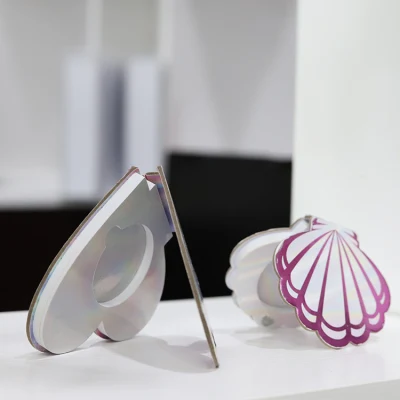 Produttore Design forma del cuore singolo Pan vuoto tavolozza di ombretto magnetico Imballaggio