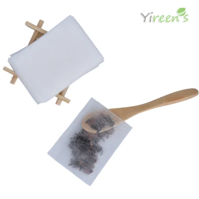 Yireen′ S PLA fibra di mais Borse da tè non tessuti (50 x 60 mm), ecocompatibili e rispettosi della terra