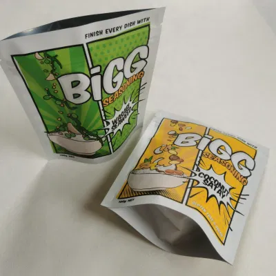 Stampa digitale termosaldabile Logo personalizzato con guarnizione Stand up Ziplock Sacchetto per confezionamento alimenti
