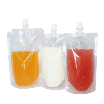 50 ml - sacchetto impaccante del becco da 2100 ml dell&prime;acqua potabile della spremuta del becco del sacchetto del sacchetto di Eco della bevanda della spremuta liquida di plastica pura amichevole di plastica completamente trasparente del becco