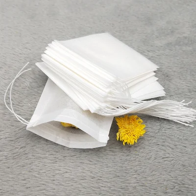 Sacchetto di carta con filtro vuoto per alimenti con stringa di traino, sacchetti singoli per tè Con stringhe