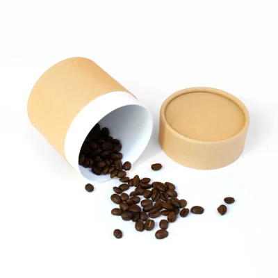 Firstsail carta biodegradabile di alta qualità Kraft Confezione Box caffè regalo Confezione di tubi in Lipbalm cosmetici per alimenti per tè