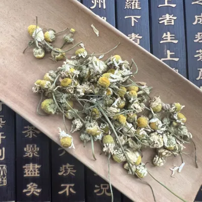 Salute cibo tè alle erbe fiori di camomilla essiccati per il tè dell&prime;estratto Frullare