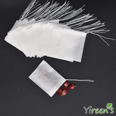 Set da tè monouso in carta per alimenti 80 x 100 mm per macchina da caffè macinata, per filtro per caraffa da caffè con corde, tipo di prodotti da cucina