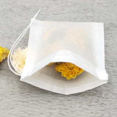 Sacchetto di carta con filtro vuoto per alimenti con stringa di traino, sacchetti singoli per tè Con stringhe