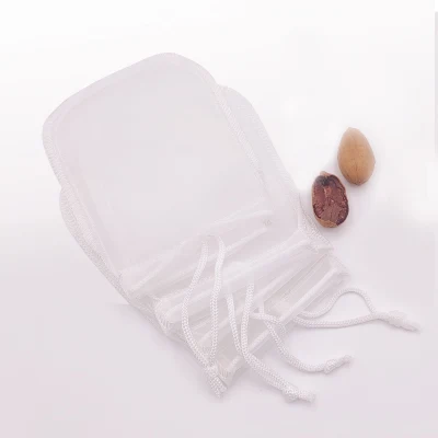 Noce latte frutta succo caffè vino biologico cotone Nylon Mesh Sacchetti per filtro tè direttamente in fabbrica