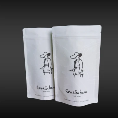 Sacchetto di imballaggio per alimenti con carta Kraft completamente degradabile per la stampa