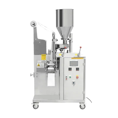 Sacchetto di carta per filtro per sacchetti di polvere di tè automatico piccolo Macchina per imballaggio con etichetta filettata