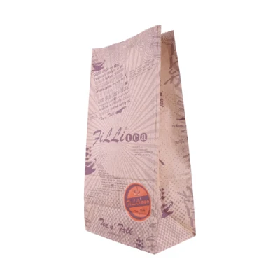 Sacchetto di plastica per caffè in carta biodegradabile DOYPACK 100% per alimenti Imballaggio del tè