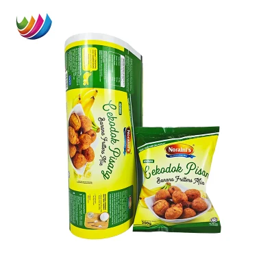 Produttore Custom Logo plastica alluminio pellicola rotolo pellicola snack Packaging