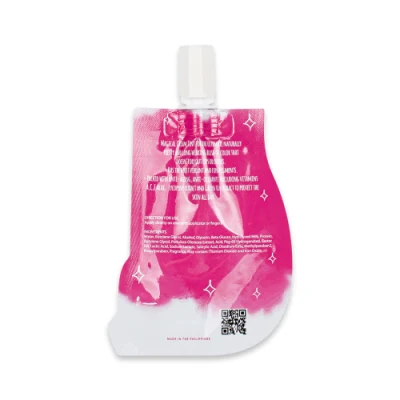 Esempio di crema crema solare con lamina di alluminio Essential Oil Bustina