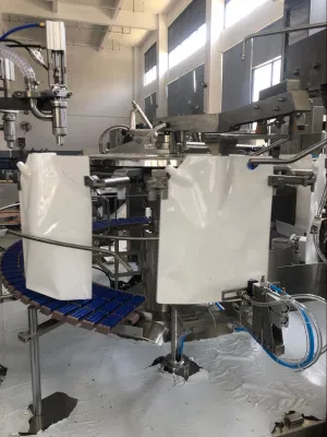 MW8-2030yt pasta liquida corpo Pouch Premade Confezione macchina/rotazione automatica personalizzata Stand up beccuccio sacchetto prefatto Tide bucato detersivo Pack Pacchetto pomodoro passato