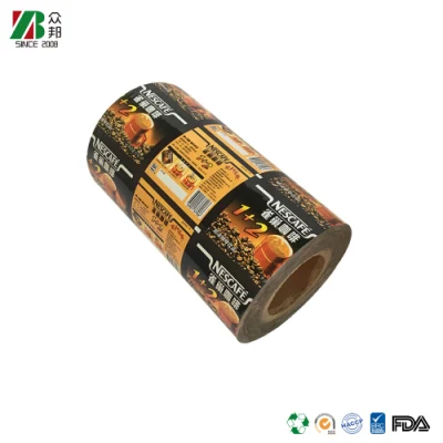 Torta riciclata Cippato cioccolato Cippato caffè tè latte polvere confezionamento Confezione di alimenti in sacchetti pellicola in rotoli di plastica