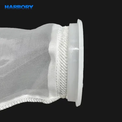 Sacchetto filtrante monofilamento in nylon professionale da 100 micron per filtrazione di liquidi Sacchetto filtrante a rete