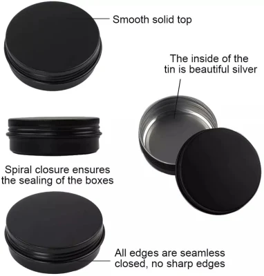 All&prime;ingrosso vaso in alluminio DIY contenitore di candele vasi candele vuote Tin