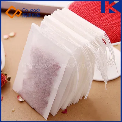 Nuovo lancio della carta filtro Heat Seal all&prime;ingrosso String vuota tè Borsa con etichetta