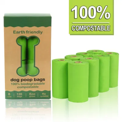 Sacchetto monouso per cani ecologico completamente compostabile stampato personalizzato Biodegradabile