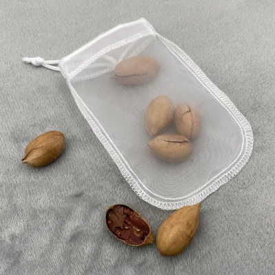 Sacchetto riutilizzabile per filtro per latte/caffè/succo di frutta in nylon per alimenti