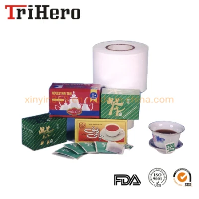 Carta da caffè in rotoli sigillata a caldo 23GSM 25GSM Carta da filtro per sacchetto per tè